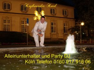 ERÖFFNUNGSTANZ Live mit Keyboarder Karl - Ihrem Alleinunterhalter Aachen und Party Dj in ganz Nordrheinwestfalen